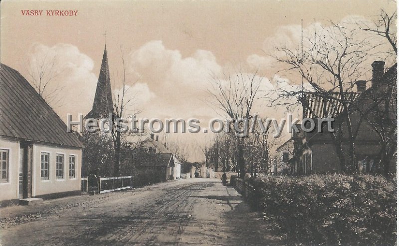 Vasby Kyrkoby. Odaterat. Import Hilma Morin, Hoganas.jpeg - Väsby Kyrkoby.Odaterat.Förlag: Hilma Norin, Höganäs.