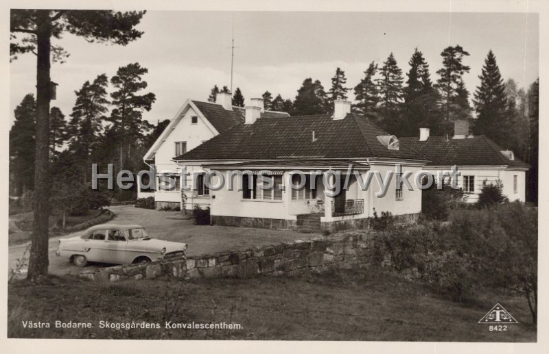 Vastra Bodarne. Skogsgardens Konvalescenthem. Odaterat. Traff 8422.jpg - Västra Bodarne. Skogsgårdens Konvalescenthem.Odaterat.Träff 8422.