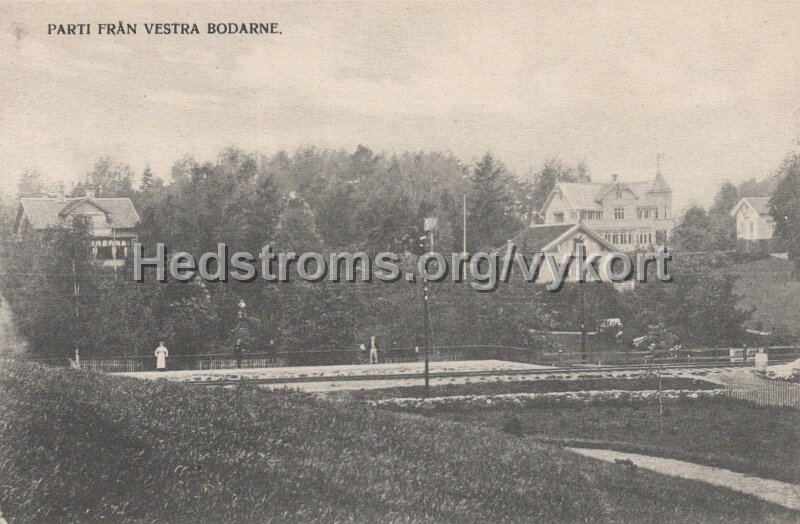 Parti fran Vetsra Bodarne. Postganget 12 juni 1907.jpg - Parti från Vestra Bodarne.Postgånget 12 juni 1907.