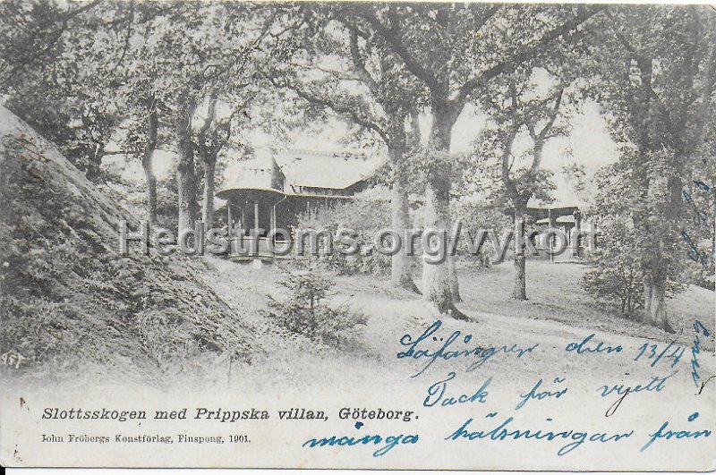 Slottskogen och Prippska villan, Goteborg.jpeg - Slottskogen och Prippska villan, Göteborg.Daterat 13 mars.John Fröbergs Konstförlag, Finspong, 1901.