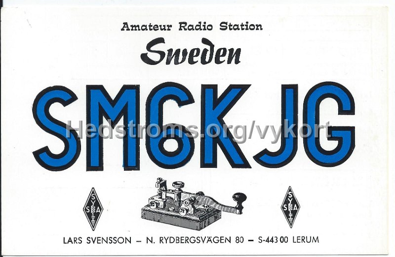 SM6KJG.jpeg - SM6KJG.Amateur Radio station. Sweden.Lars Svensson - N. ydsbergsvägen 80 - s-443 00 LErum.
