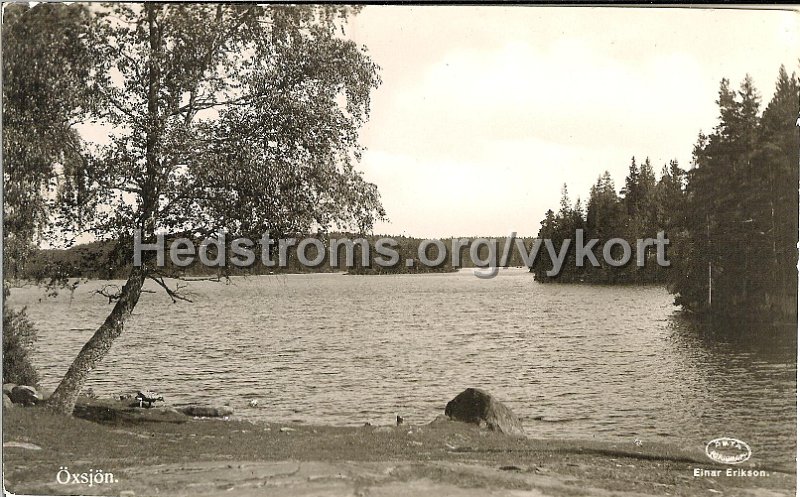 Oxsjon. Postganget 28 juni 1941. Einar Eriksson.jpg - Öxsjön.