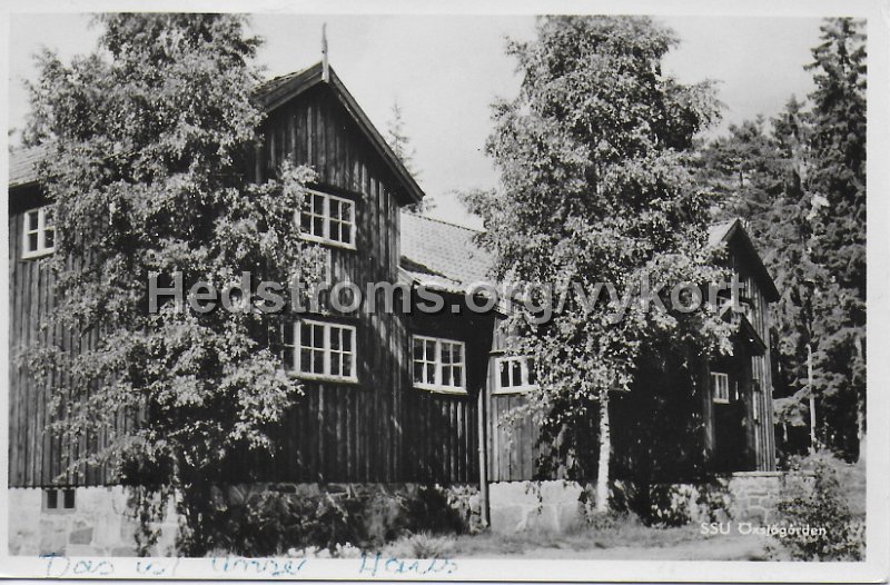 SSU Oxsjogarden. Postganget 2 augusti 1960.jpeg - SSU Öxsjögården.Postgånget 2 augusti 1960.
