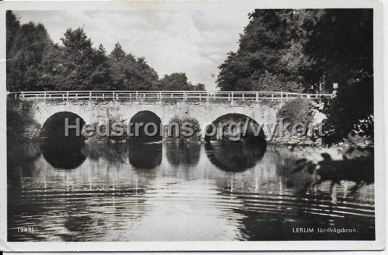 Lerum Jarnvagsbron. Odaterat. A.-B. Alga, Stockholm 19491.jpeg - Lerum Järnvägsbron.Odaterat.A.-B. Alga, Stockholm 19491.