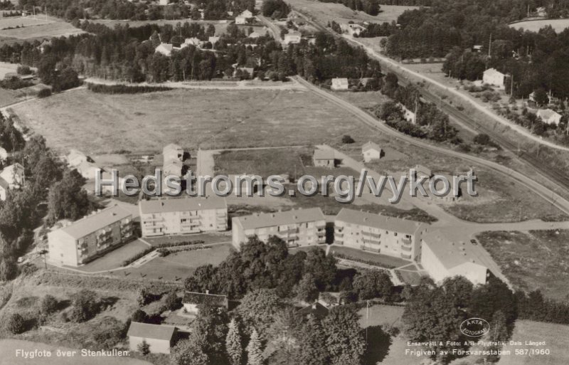 Flygfoto over Stenkullen. Odaterat. Ensamratt  Foto A B Flygtrafik, Dals Langed.jpg - Flygfoto över Stenkullen.Odaterat.Ensamrätt & Foto: A/B Flygtrafik, Dals Långed.