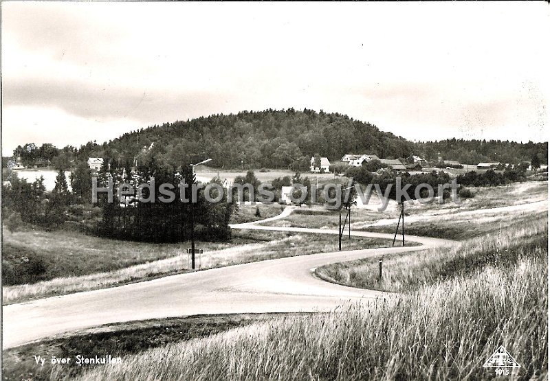 Vy over Stenkullen. Postganget 25 juni 1972. Traff 9015.jpg - Vy över Stenkullen.Postgånget 25 juni 1972.Träff 9015.