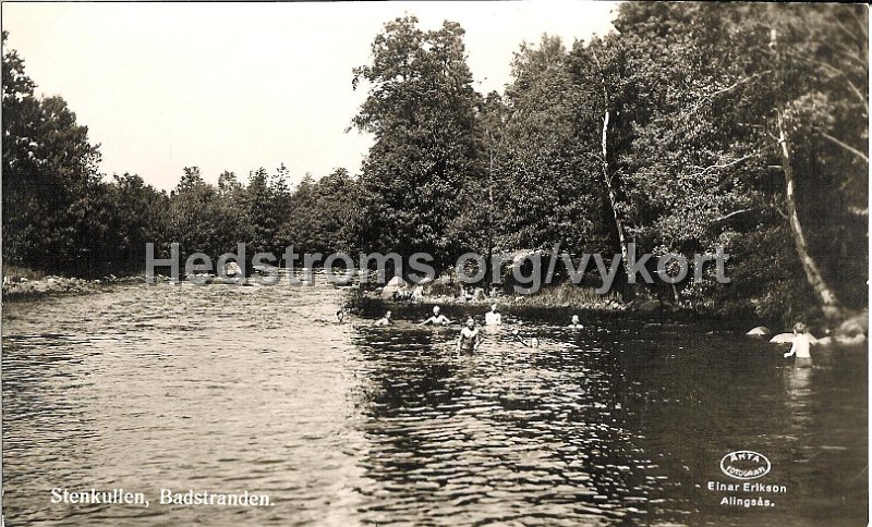 Stenkullen, Badstranden. Odaterat. Einar Erikson, Alingsas.jpg - Stenkullen, Badstranden.Odaterat.Einar Erikson, Alingsås.