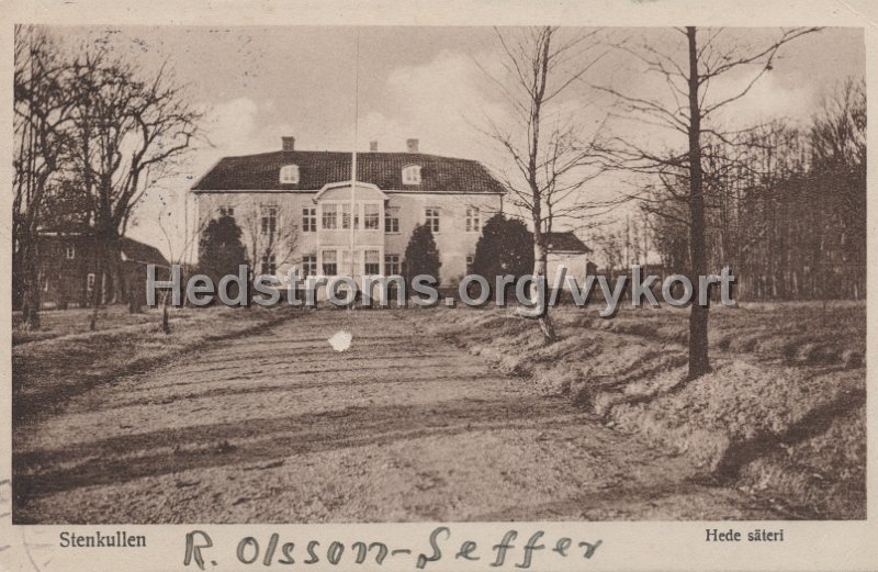 Stenkullen. Hede Sateri. Postganget 5 juli 1929. Dr. Trenkler  Co. Aktiengesellschaft. Leipzig Stotteritz.jpg - Stenkullen. Hede Säteri.Postgånget 5 juli 1929.Dr. Trenkler  Co. Aktiengesellschaft. Leipzig Stötteritz.