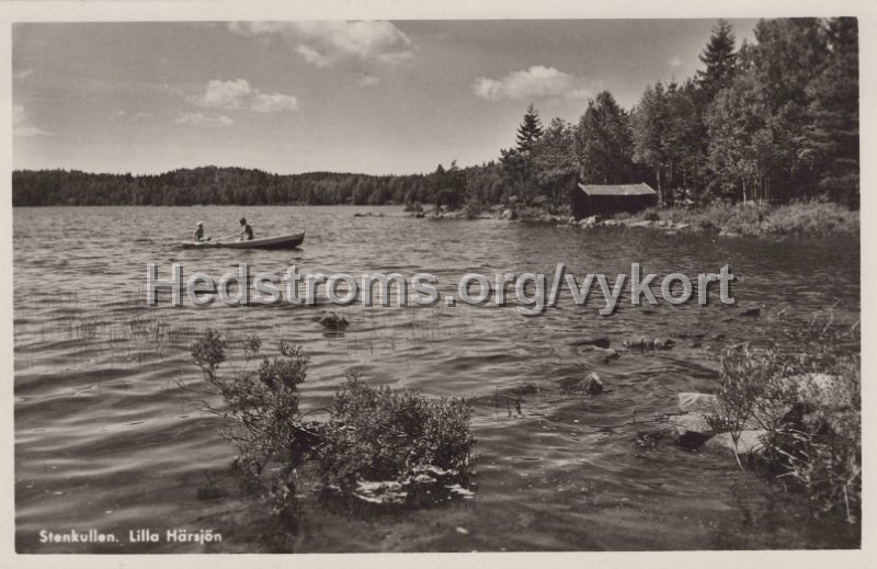 Stenkullen. Lilla Harsjon. Postganget 21 juli 1964. Foto-Carlsson, Goteborg.jpg - Stenkullen. Lilla Härsjön.Postgånget 21 juli 1964.Foto-Carlsson, Göteborg.