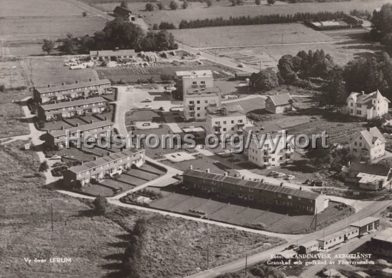 Vy over Lerum. Odaterat. Foto Skandinavisk Aerotjanst (2).jpg - Vy över Lerum.Odaterat.Foto: Skandinavisk Aerotjänst.