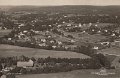 Flygfoto over Lerum. Postganget 10 augusti 1946.  A  B Almquist  Coster, Halsingborg. Ahrenbersflyg. Lilljeqvist