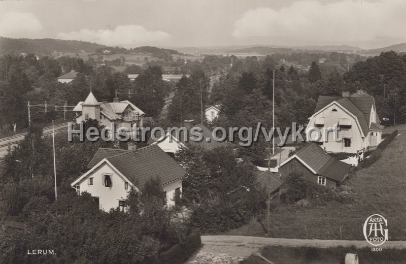 Lerum. Postganget 18 februari 1936. Forlag Alrik Hedlund, Goteborg.jpg - Lerum.Postgånget 18 februari 1936.Förlag: Alrik Hedlund, Göteborg. 1800.